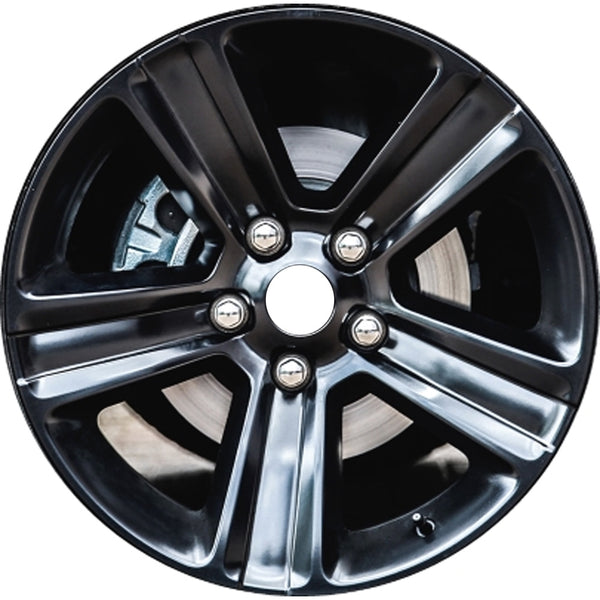 New 20" 2013-2018 Dodge Ram 1500 Black Replacement Alloy Wheel - 2453