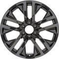 Set of 4 New 22" 2021-2022 GMC Yukon Gloss Black Replacement Alloy Wheels