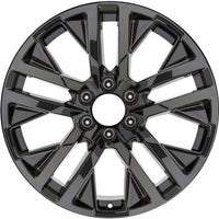 Set of 4 New 22" 2021-2022 GMC Yukon Gloss Black Replacement Alloy Wheels