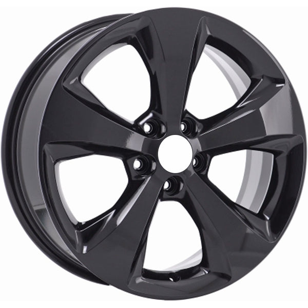 New 18" 2015-2023 Jeep Cherokee Gloss Black Replacement Alloy Wheel - 9159