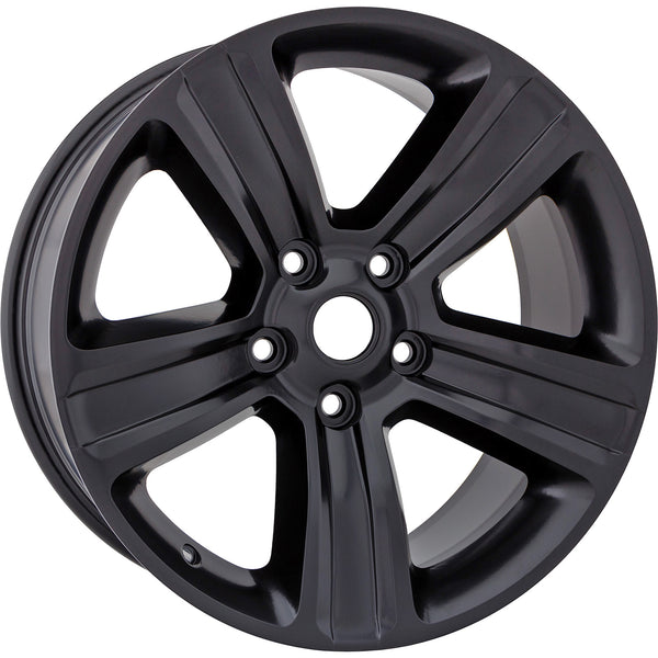 New 20" 2013-2018 Dodge Ram 1500 Black Replacement Alloy Wheel - 2453