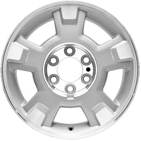 New 17" 2009-2014 Ford F-150 Machine Silver Replacement Alloy Wheel - 3781