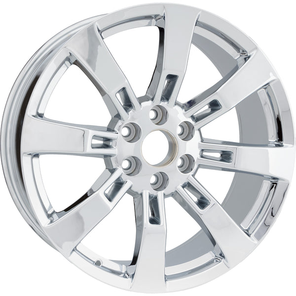 New 22" 2007-2014 Chevrolet Suburban Chrome Replacement Alloy Wheel - 5409