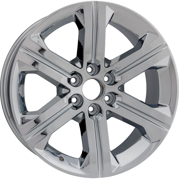 New 22" 2014-2018 Chevrolet Silverado 1500 Chrome Replacement Alloy Wheel - 5667