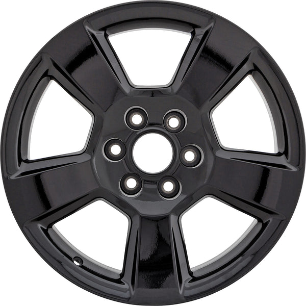 New 20" 2015-2018 Chevrolet Silverado 1500 Gloss Black Replacement Wheel - 5754