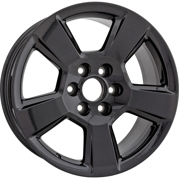 New 20" 2015-2018 Chevrolet Silverado 1500 Gloss Black Replacement Wheel - 5754