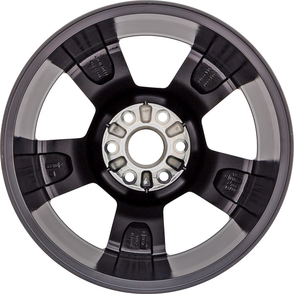 New 20" 2015-2018 Chevrolet Silverado 1500 Gloss Black Replacement Wheel - 5754