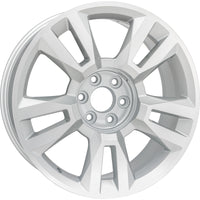 New 22" 2017-2020 Chevrolet Suburban Machined and Silver Replacement Alloy Wheel - 5821