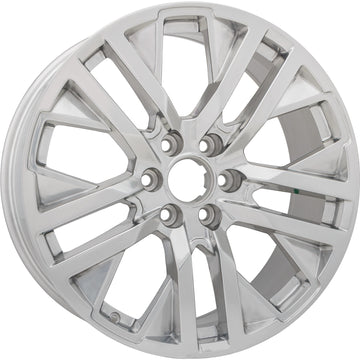 Set of 4 New 22" 2019-2022 Chevrolet Silverado 1500 Polished Replacement Alloy Wheels