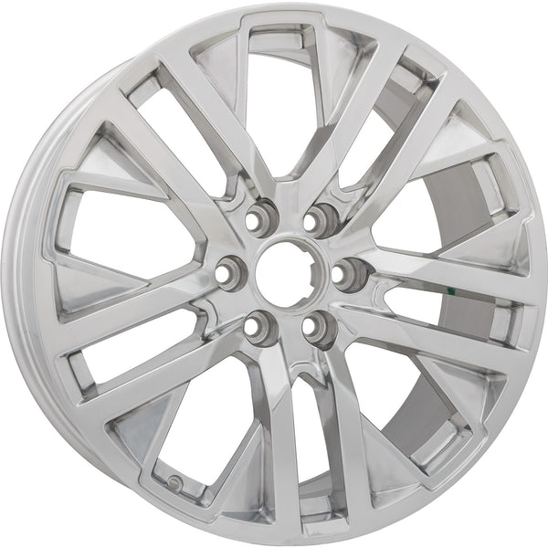 New 22" 2021-2022 Chevrolet Suburban Polished Replacement Alloy Wheel - 5902/5903