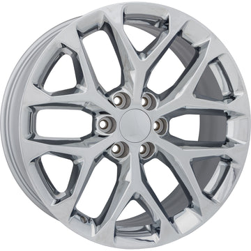 Set of 4 New 22" 2021-2024 Chevrolet Tahoe Chrome Replacement Alloy Wheels