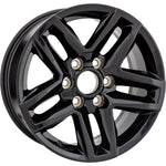 New 18" 2019-2022 Chevrolet Silverado 1500 Black Replacement Alloy Wheel - 5911