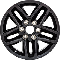 New 18" 2019-2022 Chevrolet Silverado 1500 Black Replacement Alloy Wheel - 5911