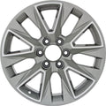 New 20" 2019-2021 Chevrolet Silverado 1500 Machined and Light Grey Replacement Alloy Wheel - 5919