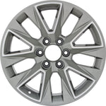 New 20" 2019-2021 Chevrolet Silverado 1500 Machined and Light Grey Replacement Alloy Wheel - 5919