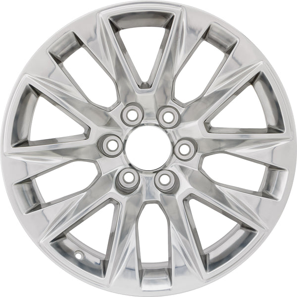 New 20" 2019-2021 Chevrolet Silverado 1500 Polished Replacement Alloy Wheel - 5920