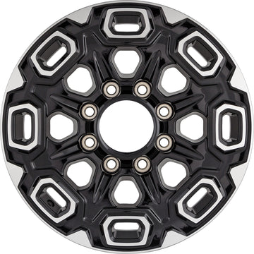 New 20" 2020-2024 Chevrolet Silverado 2500 Machined and Black Replacement Alloy Wheel - 5946