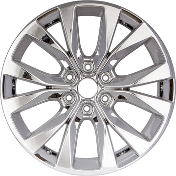 New 20" 2015-2017 Ford F-150 PVD Chrome Replacement Alloy Wheel - 10003