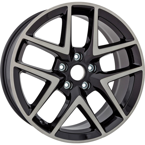 New 18" 2022-2024 Honda Civic Machined and Black Replacement Alloy Wheel - 10393