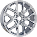 New 22" 2022-2024 Chevrolet Silverado 1500 Chrome Replacement Alloy Wheel - 14078