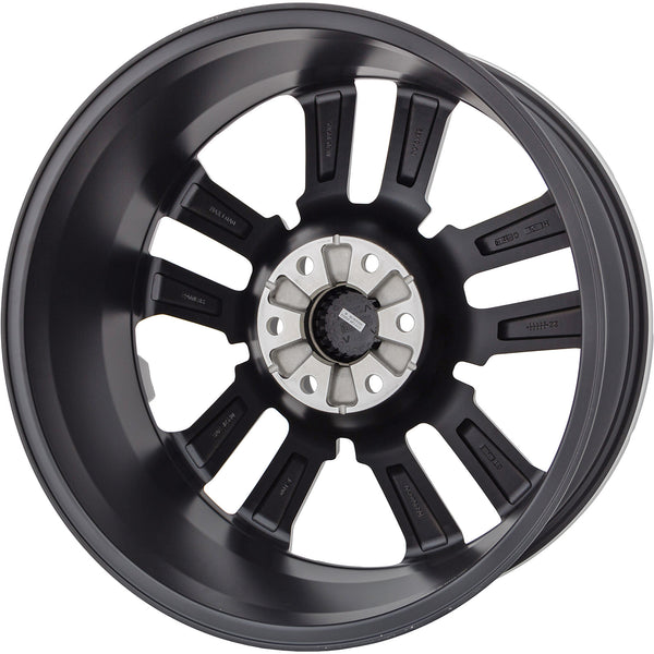 New 22" 2022-2024 GMC Sierra 1500 Black Machined Replacement Alloy Wheel - 14088