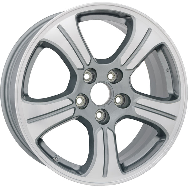 New 18" 2012-2015 Honda Pilot Machine Light Grey Replacement Alloy Wheel - 64037