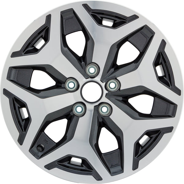 New 17" 2019-2023 Subaru Forester Machined and Charcoal Replacement Alloy Wheel - 68866