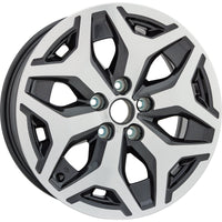 New 17" 2019-2023 Subaru Forester Machined and Charcoal Replacement Alloy Wheel - 68866