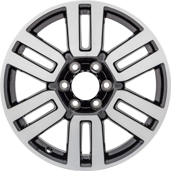 20" 2010-2023 Toyota 4Runner Machined and Black Replacement Alloy Wheel