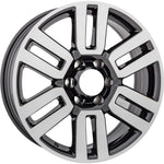 20" 2010-2023 Toyota 4Runner Machined and Black Replacement Alloy Wheel