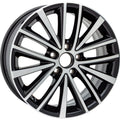 New 17" 2011-2016 Volkswagen Jetta Machined Black Replacement Alloy Wheel - 69910