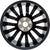 New 17" 2011-2016 Volkswagen Jetta Machined Black Replacement Alloy Wheel - 69910