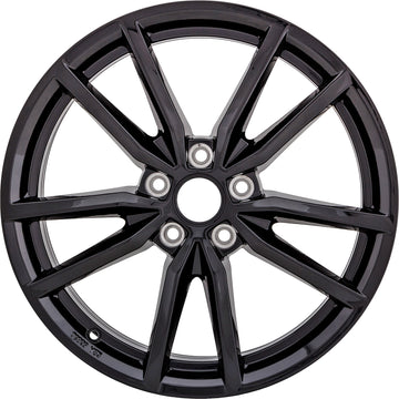 New 18" 2019-2021 Volkswagen Golf GTI Gloss Black Replacement Alloy Wheel - 70055