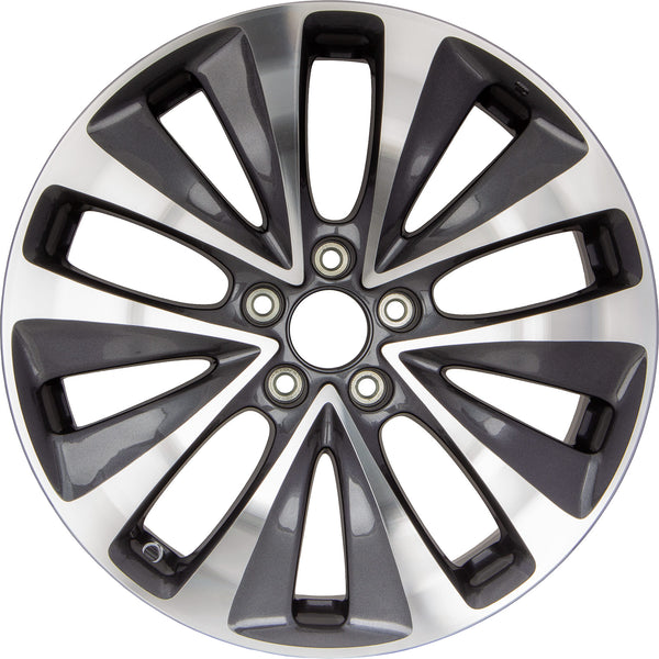 New 19" 2014-2016 Acura MDX Machined and Grey Replacement Alloy Wheel - 71820