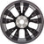 New 18" 2022-2024 Toyota RAV4 Black Replacement Alloy Wheel - 75279